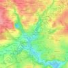 Mapa topográfico Penfeld Braz, altitud, relieve
