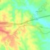 Mapa topográfico Bovina, altitud, relieve
