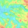 Mapa topográfico Ranomut, altitud, relieve