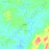 Mapa topográfico Pandong, altitud, relieve