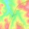 Mapa topográfico Muldersdrift, altitud, relieve