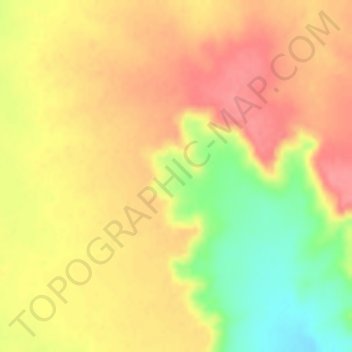 Mapa topográfico Kyber Pass, altitud, relieve