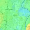 Mapa topográfico Stokkem, altitud, relieve