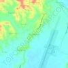 Mapa topográfico Duyanduyan, altitud, relieve