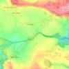 Mapa topográfico Housley, altitud, relieve