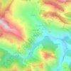 Mapa topográfico Ambingue, altitud, relieve