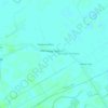 Mapa topográfico Rantau Kopar, altitud, relieve