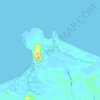 Mapa topográfico Sidey, altitud, relieve