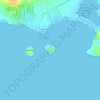 Mapa topográfico Cayo de Tierra, altitud, relieve