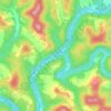 Mapa topográfico Glendon, altitud, relieve