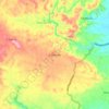 Mapa topográfico Cimerak, altitud, relieve