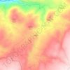 Mapa topográfico Viduedo, altitud, relieve