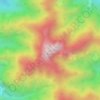 Mapa topográfico 太兴山, altitud, relieve