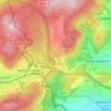Mapa topográfico Kalteiche, altitud, relieve