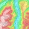 Mapa topográfico Heisser Stein, altitud, relieve