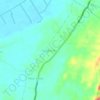 Mapa topográfico Sungkai Baru, altitud, relieve