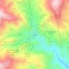 Mapa topográfico Valley, altitud, relieve