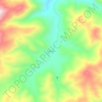 Mapa topográfico Yaylalar, altitud, relieve