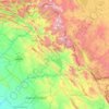 Mapa topográfico قضاء رانية, altitud, relieve
