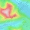 Mapa topográfico Foel Rûdd, altitud, relieve