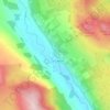 Mapa topográfico Ballintuim, altitud, relieve