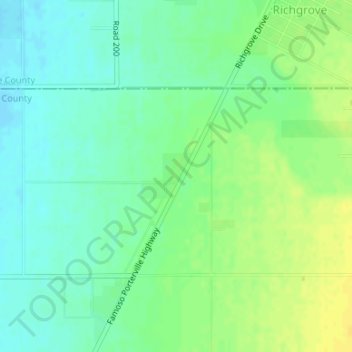 Mapa topográfico Quality, altitud, relieve