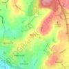 Mapa topográfico Moorgreen, altitud, relieve