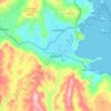 Mapa topográfico Abepura, altitud, relieve