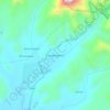 Mapa topográfico Chondhe Budruk, altitud, relieve