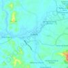 Mapa topográfico Kupang, altitud, relieve