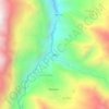 Mapa topográfico Callo, altitud, relieve