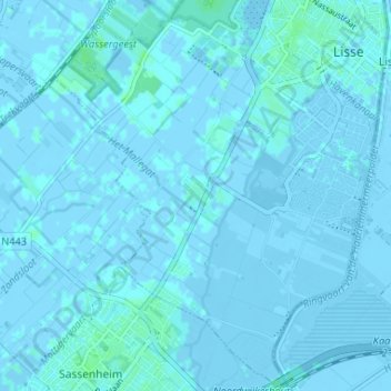 Mapa topográfico De Engel, altitud, relieve