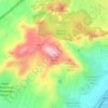 Mapa topográfico Tossal Gros, altitud, relieve