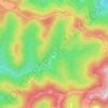 Mapa topográfico Clearco, altitud, relieve