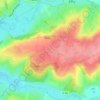 Mapa topográfico Entre Deux Bois, altitud, relieve