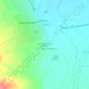 Mapa topográfico Zona Arqueológica Paquimé, altitud, relieve