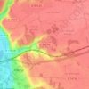 Mapa topográfico Raville, altitud, relieve