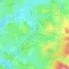 Mapa topográfico Chaugne, altitud, relieve
