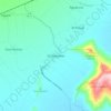 Mapa topográfico El Diamante, altitud, relieve