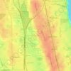 Mapa topográfico Skokie Junction, altitud, relieve