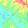 Mapa topográfico A-dos-Ruivos, altitud, relieve