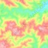 Mapa topográfico Parises, altitud, relieve