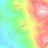 Mapa topográfico La Escucha, altitud, relieve