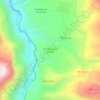 Mapa topográfico San Miguel de Cariaco, altitud, relieve