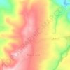 Mapa topográfico Viña Alta, altitud, relieve