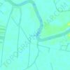Mapa topográfico Sungai Nyiur, altitud, relieve