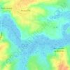 Mapa topográfico Montessy, altitud, relieve