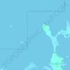 Mapa topográfico Florida Keys, altitud, relieve