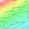 Mapa topográfico Kebonarum, altitud, relieve