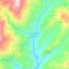 Mapa topográfico Desa Sa'dan To'Barana, altitud, relieve